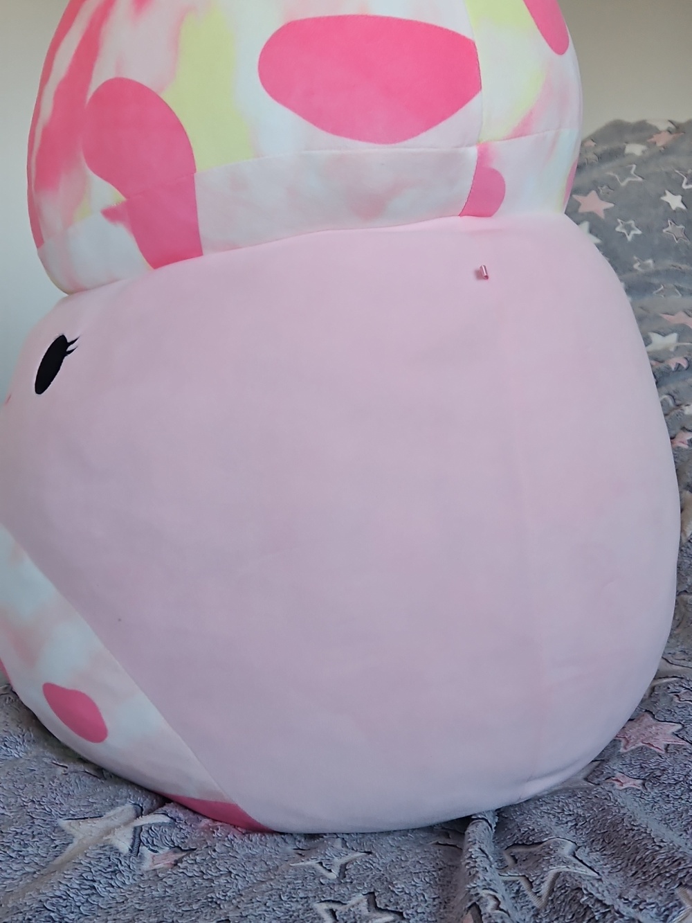 24-Inch Rachel Pink Tie-Dye Squishmellow Mushroom - Jumbo - Picture 2 of 6